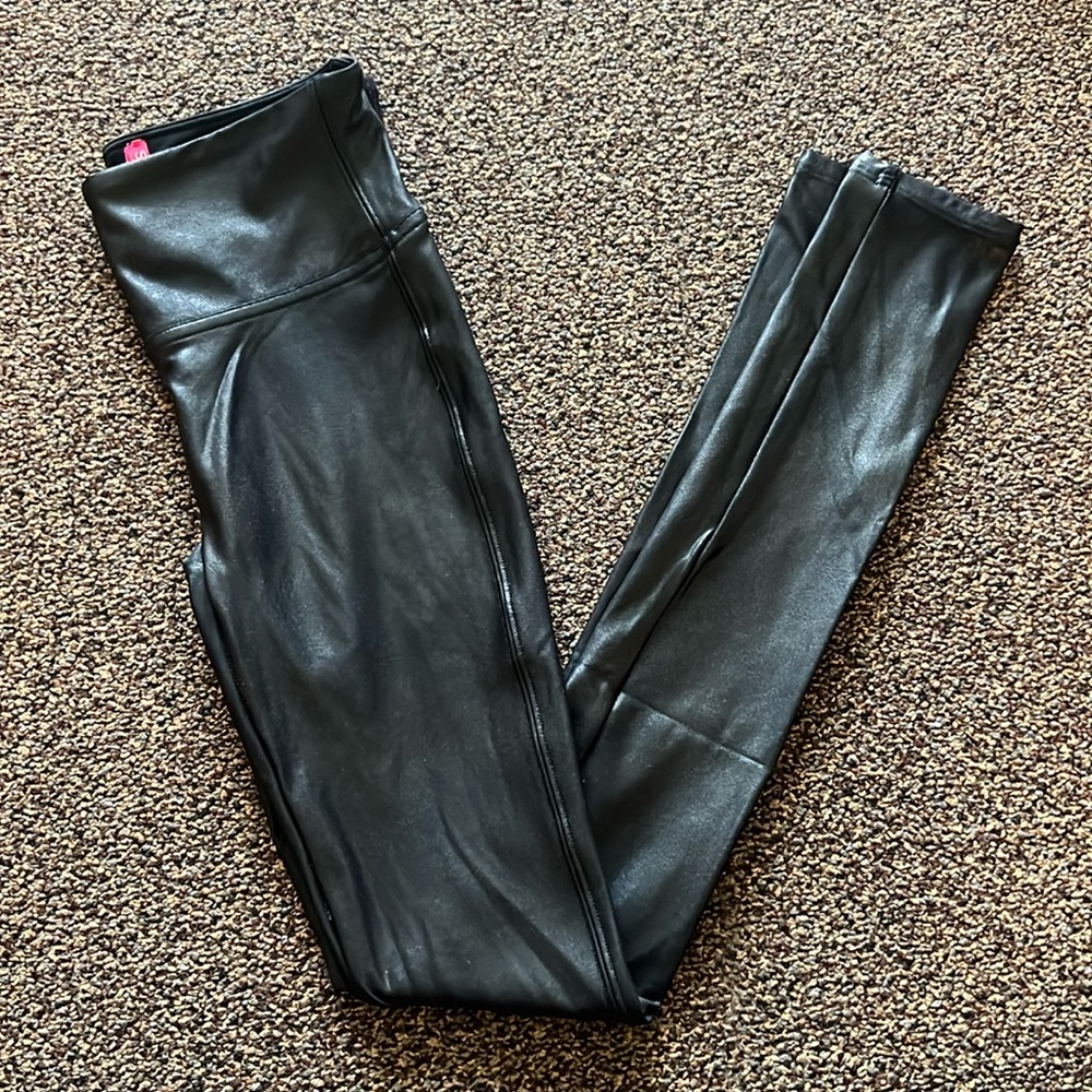 SPANX Faux Leather Leggings